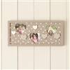 Triple polka dot & gingham frame                  